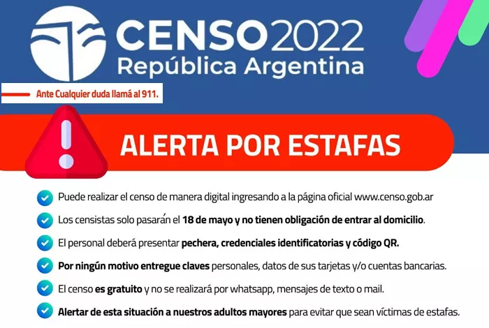 Alerta por estafas