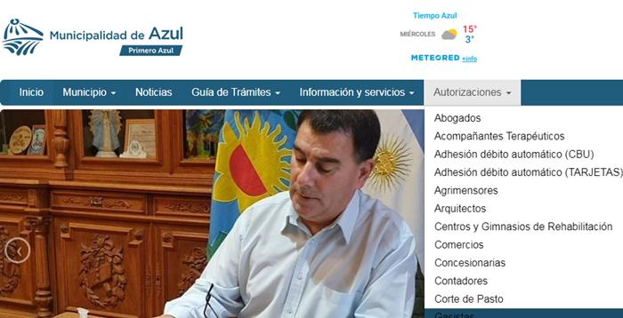 pagina azul