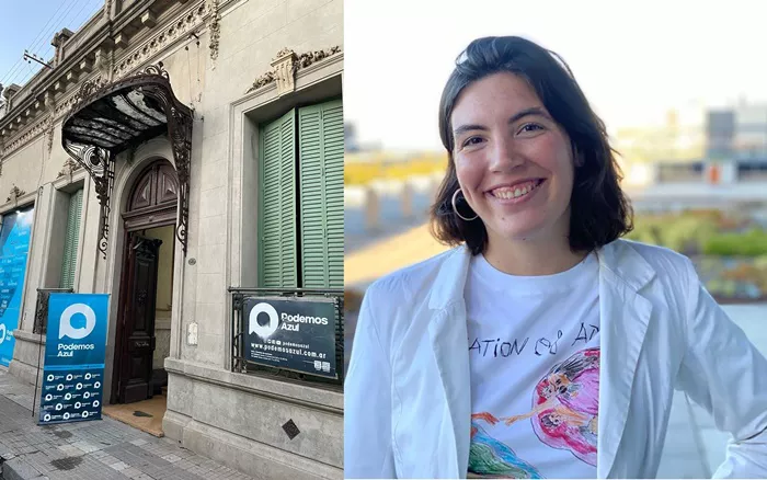 Casa Partido Podemos Azul