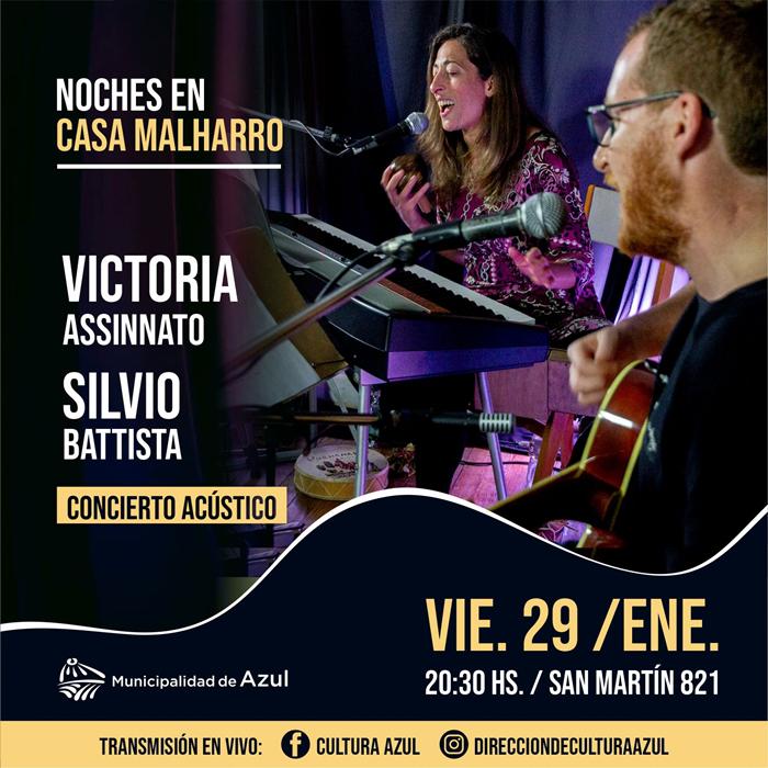 Ciclo Noches en Casa Malharro - Asinnato y Battista