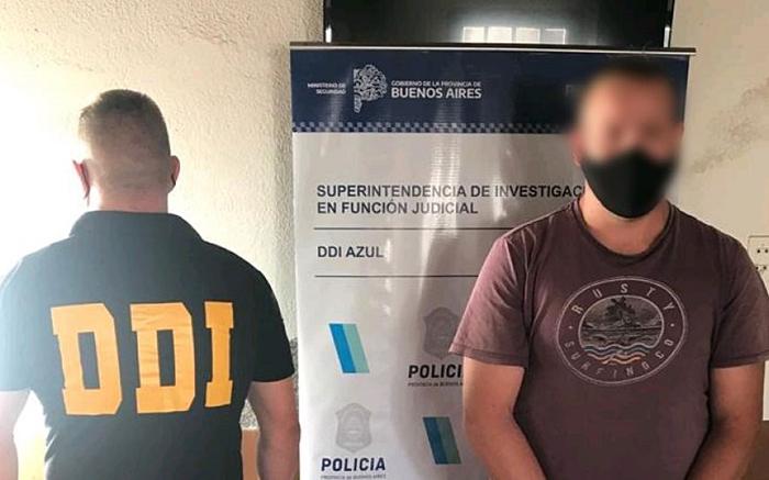 Detención Labaroni Foto: DDI Azul