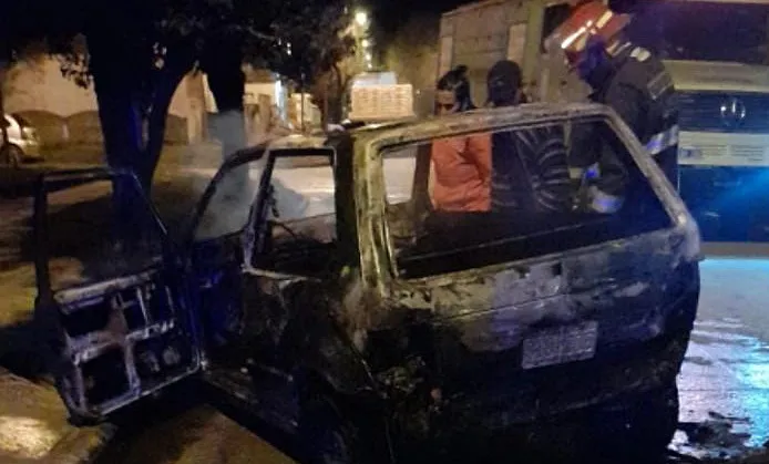 Incendio de un auto