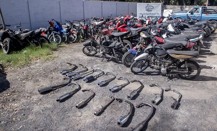 Secuestro de motos en operativos