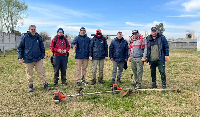 Trabajos en la plaza