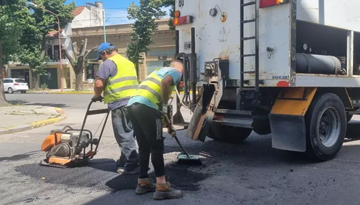 Trabajos de bacheo