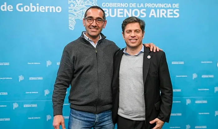 Nelson Sombra y Axel Kicillof