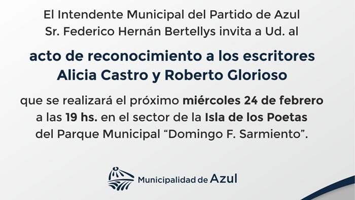 Homenaje invitación